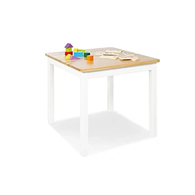 Afbeelding van Kindertafel &#039;Fenna&#039;, wit/naturel