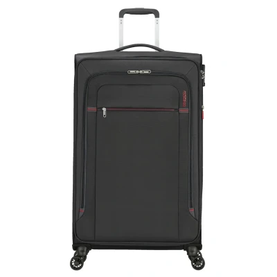Afbeelding van American Tourister Reiskoffer Crosstrack Spinner 67/24 Tsa Uitbreidbaar (Medium) Grey/Red