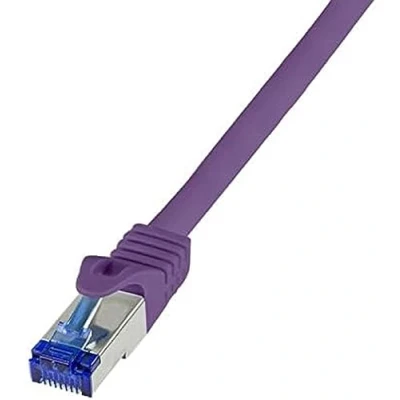 Afbeelding van LogiLink C6A069S RJ45 CAT 6A S/FTP 3.00 m Violet 1 stuk(s)