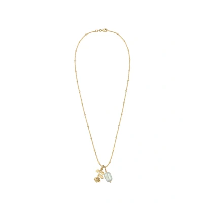 Afbeelding van Elli ROSE Vintage Ketting goldcoloured, Dames, Maat: 50, Gold coloured