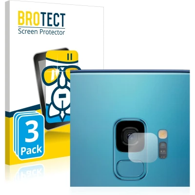 Afbeelding van BROTECT Screenprotector voor Samsung Galaxy S9 (ALLEEN Camera Lens) Folie Beschermfolie Beschermglas transparant (3 Stuks)