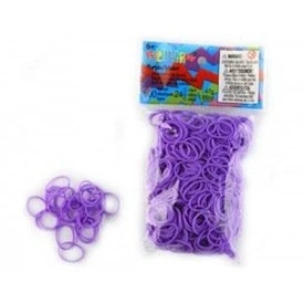 Image de Recharges 600 élastiques Rainbow Loom Violet