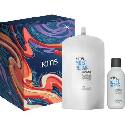 Afbeelding van KMS Moist Repair Conditioner giftset Haibu by Kapperskorting.com