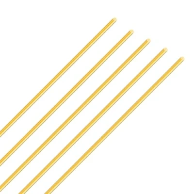 Afbeelding van iMeistek 5 stuks messing staven, 2,5 mm diameter, 250 lang, recht, rond, messing, voor radiografisch bestuurbare modellen, doe het zelf