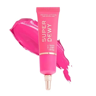 Afbeelding van Makeup Revolution Superdewy Liquid Blusher You had me at first blush Rouge, Maat: 16 ml,