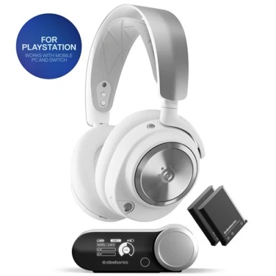 Image de SteelSeries Arctis Nova Pro Wireless Casque PlayStation Blanc