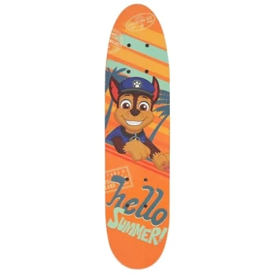 Afbeelding van Paw Patrol Chase Houten skateboard voor jongens 61cm, anti slip plank 20 50kg