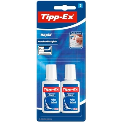 Afbeelding van Tipp Ex Rapid vloeibare correctie, 20 ml, 2 stuks
