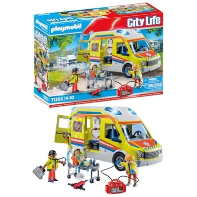 Image de Playmobil City Life 71202 Ambulance avec effets lumineux et sonore