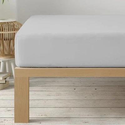 Afbeelding van Degrees Home Collectie Hoeslaken, 150 x 200 33 cm, verstelbaar, tot cm matrashoogte, geborstelde microvezel, bed 150, grijs