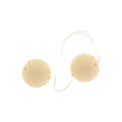 Afbeelding van Seven Creations Duoballs Vaginale Balletjes Beige Ø 35 mm