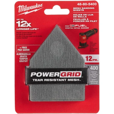 Afbeelding van Milwaukee Schuurgaas Tbv M12 FDSS 67 X 92 MM Korrel K400