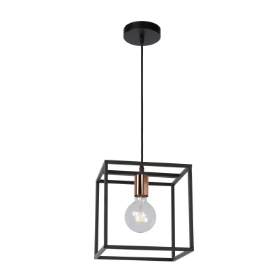 Afbeelding van Lucide ARTHUR Hanglamp 1xE27 Zwart