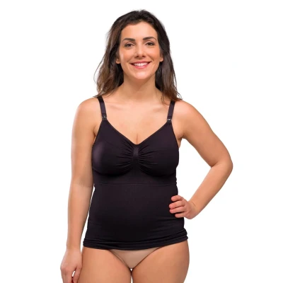 Afbeelding van Carriwell Nursing TOP WITH Shapewear Hemd, Dames, Maat: 80G 100DD, Black