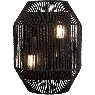 Afbeelding van Wandlamp Wicker, 2 lamps