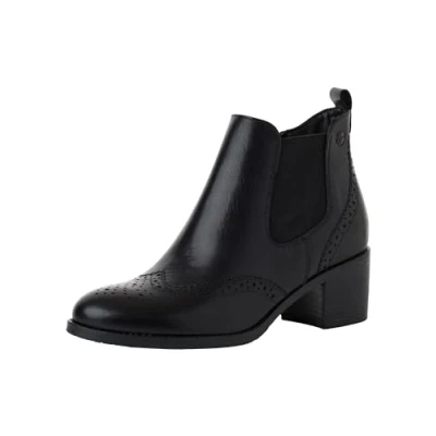 Afbeelding van Tamaris Dames 1 25301 43 Chelsea dameslaarzen, zwart.