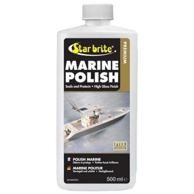 Afbeelding van STAR BRITE Premium Marine Polish maximale uv bescherming en hoogglanzende afwerking remmers stoppen het verkleuren, meel de oxidatie stoot water, vlekken andere afzettingen af