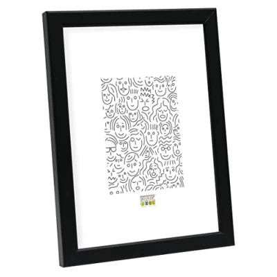 Afbeelding van Deknudt S41JL2_21,0X29,7 Wissellijst Papierformaat: DIN A4 Zwart