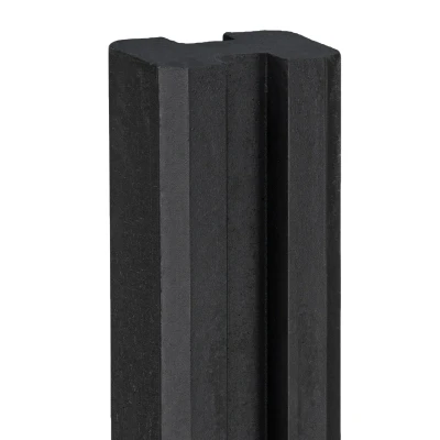Afbeelding van Berton sleufpaal Reest gecoat tussenmodel 280 cm met kabeldoorvoer Tuindeco