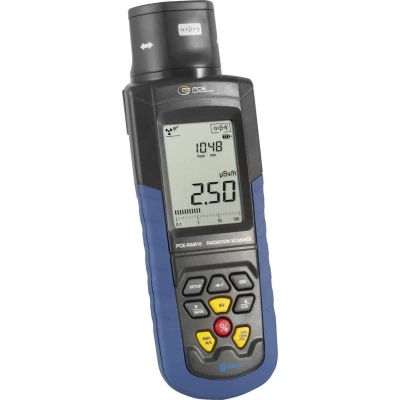 Afbeelding van PCE Instruments Geigerteller Straling: Gamma, Alfa, Röntgen, Beta Akoestisch signaal, Incl. analysesoftware, Datalogger, Optisch signaal