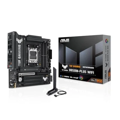 Afbeelding van ASUS TUF GAMING B850M PLUS WIFI micro ATX Socket AM5 AMD B850 DDR5 Realtek ALC1220P Wi Fi 6E 2.5Gb LAN