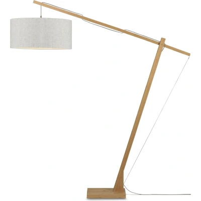 Afbeelding van GOOD&amp;MOJO Vloerlamp Montblanc Bamboe/Naturel 175x60x207cm Bruin