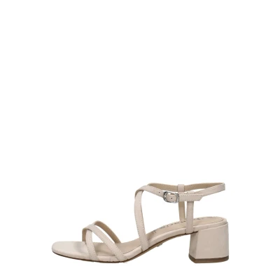 Afbeelding van Tamaris Sandalen, Dames, Maat: 37, Nude Veloursleer