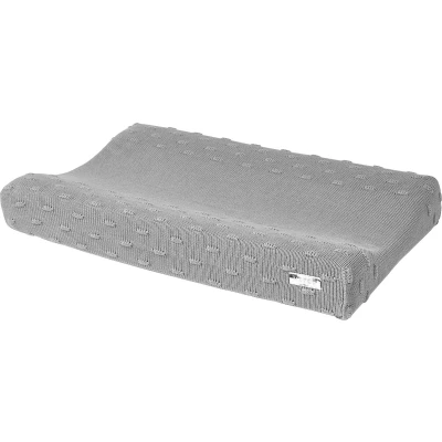 Afbeelding van Meyco Baby Knots aankleedkussenhoes grey 50x70cm