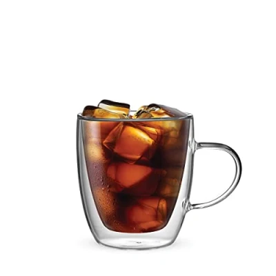 Afbeelding van Bialetti Capri Dubbelwandig Koffie En Theeglas 35 Cl DBW008 Transparant