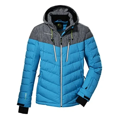Afbeelding van Killtec heren ski jas 38713 sky blue/antraciet melange maat XXL
