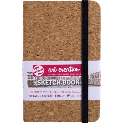 Afbeelding van Talens Art Creation Schetsboek, Kurk, 9 X 14 Cm Schetsblok