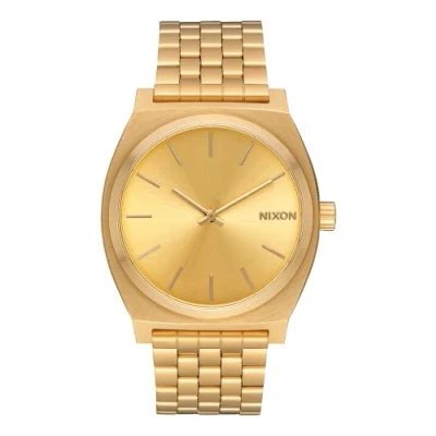 Afbeelding van Nixon Montre Homme Quartz Analogique Bracelet en Acier Inoxydable 258353, Or, One Size,