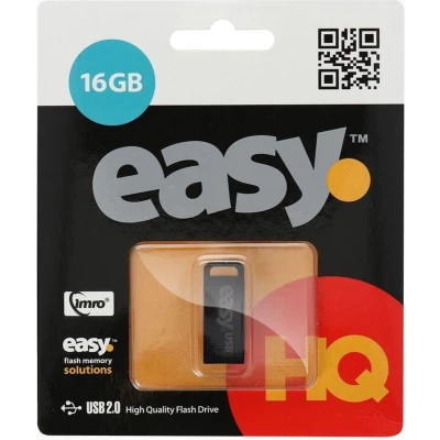Afbeelding van Imro Easy USB Stick 2.0 Flash Drive 16 GB Eco Zwart