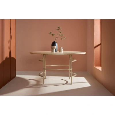 Afbeelding van Zeno ronde eettafel ø140 cm beige