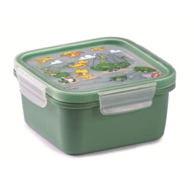 Afbeelding van Snips Boterhamhouder voor kinderen, eenhoorndecoratie, broodtrommel, eten, kleur roze, 14,5 x 5,5 cm, gemaakt in Italië, 0% BPA