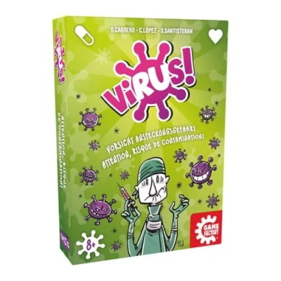 Afbeelding van Game Factory Virus Kaartspel voor 2 tot 6 spelers, vanaf 8 jaar