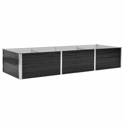 Afbeelding van Plantenbak verhoogd 240x80x45 cm gegalvaniseerd staal antraciet