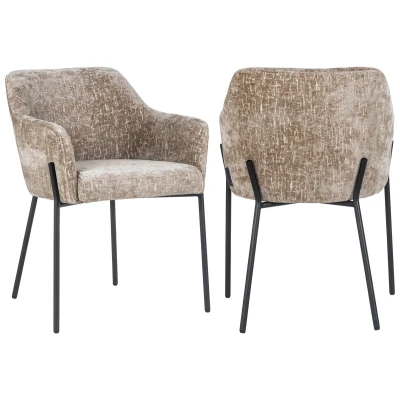 Afbeelding van Richmond Interiors Fay Shitake Island Eetkamerstoel