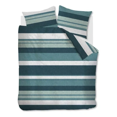 Afbeelding van Ambiante Dani dekbedovertrek Tweepersoons 200x200/220 Blauw
