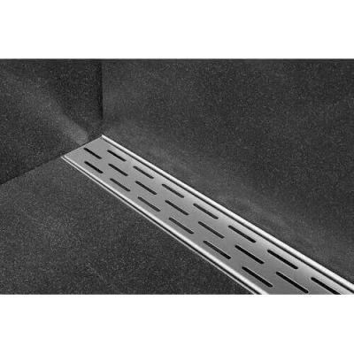 Afbeelding van Easy Drain Compact 30 Wall douchegoot met zijuitloop 40 mm 110 cm