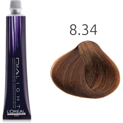 Afbeelding van L&#039;Oreal DiaLight Color 50ml DL 8/34 Lichtblond Goud Koper