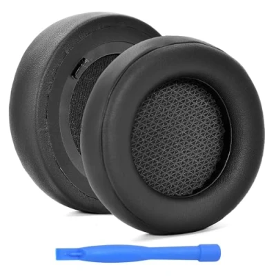 Afbeelding van MMOBIEL Oorkussens voor Corsair Virtuoso RGB Wireless / XT SE Gaming Hoofdtelefoon Protein PU Koptelefoon Earpads Zwart