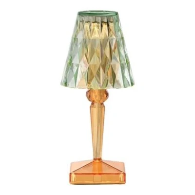 Afbeelding van Kartell Battery Oplaadbare Tafellamp Mint Green / Pastel Orange