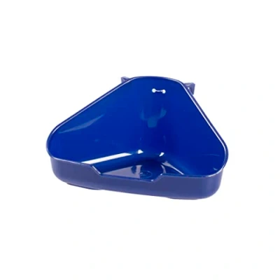 Afbeelding van Duvoplus Hok Knaagdier Hoektoilet Voor Knaagdieren 16,5x12,5x8cm Blauw 1st