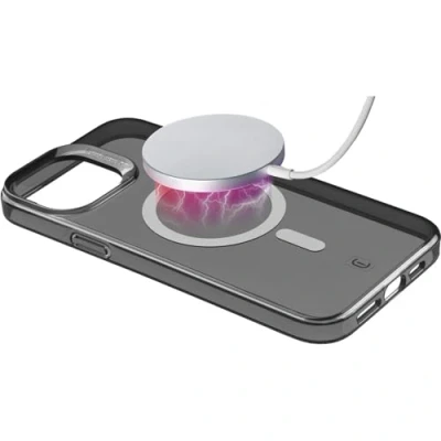Afbeelding van Cellularline Gloss MagSafe Case MAG Backcover Apple iPhone 15 Plus Zwart compatible