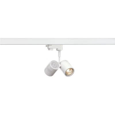 Afbeelding van SLV Bima II 152231 230V railsysteem lamp 3 fasig GU10 100 W Halogeen, LED Wit (mat)