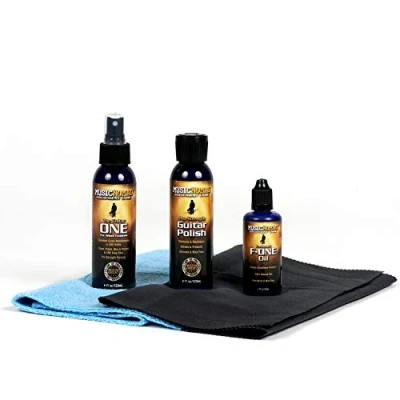 Afbeelding van MUSICNOMAD MN108 premium guitar care system onderhoud set