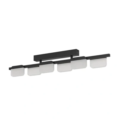Afbeelding van EGLO Ervidel Plafonnière LED 93 cm Zwart