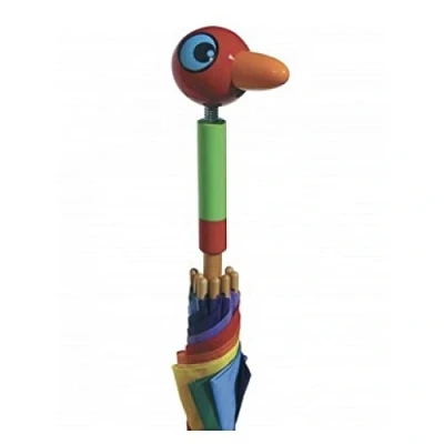 Afbeelding van Vilac spel en speelgoed Paraplu voor kinderen vanaf 3 jaar gemaakt in Frankrijk, Vogel, stok