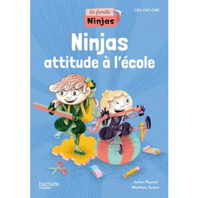 Afbeelding van LA FAMILLE NINJAS ATTITUDE A L&#039;ECOLE ALBUM ELEVE
